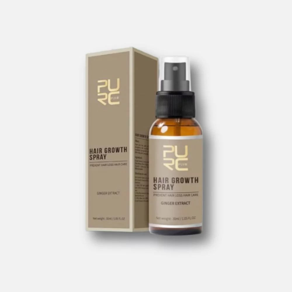 PURC Anti Hair Loss Spray Essence 20ml - Beard Growth Stimulator, Natural Hair and Facial Hair Grower Oil