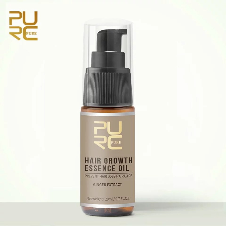 PURC Anti Hair Loss Spray Essence 20ml - Beard Growth Stimulator, Natural Hair and Facial Hair Grower Oil
