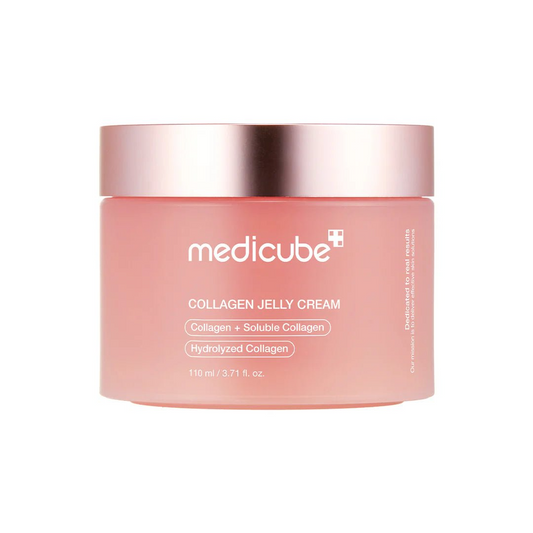 Medicube Collagen Jelly Cream With Niacinamide And Squalane. Moisturizes, Glows, Deeply Hydrates, Removes Wrinkles, Dark Spots, Fine Lines, Improve Skin Elasticity, Firms, Treats Acne, Scars & Evens
